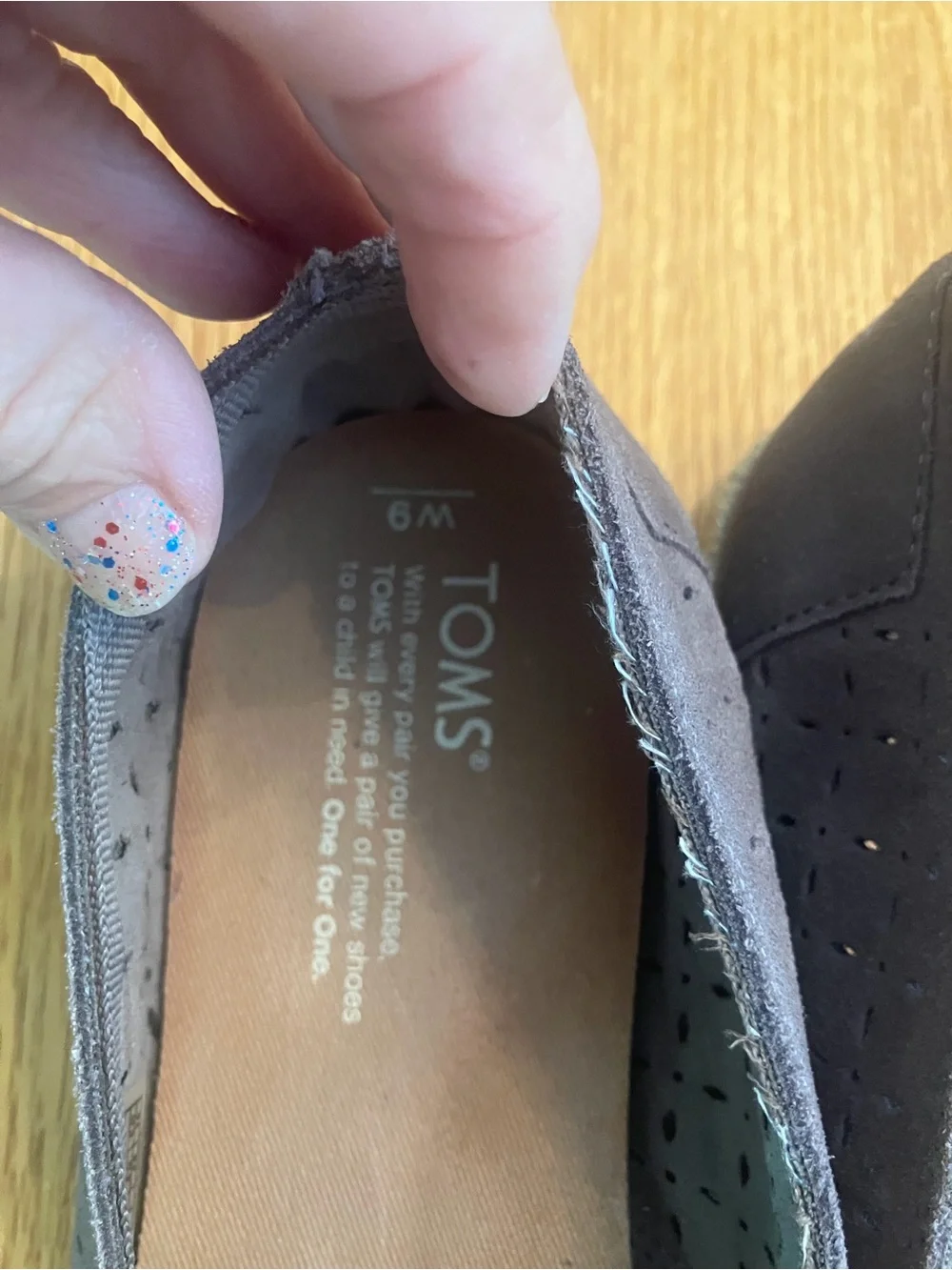 Toms comfortable slip